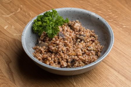 Гречка с грибами