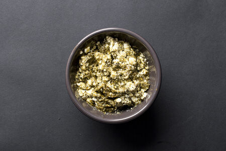 Шпинат с творогом