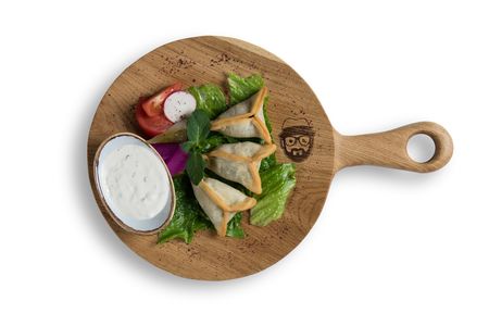 Самбусики со шпинатом