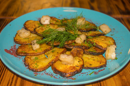 Картофель на мангале