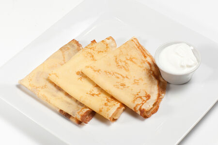 Блинчики с мёдом