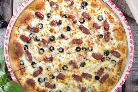 Пицца с Охотничьей колбаской