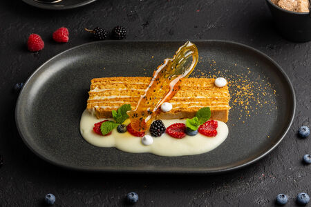 Торт Медовик карамельный