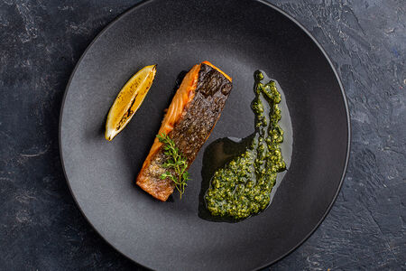 Стейк из лосося