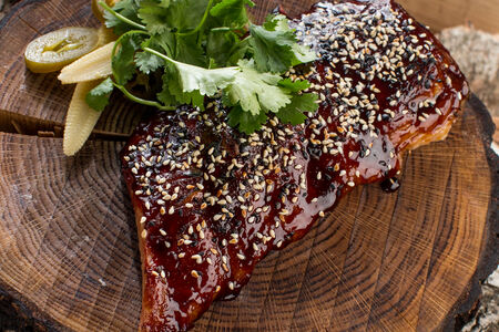 Свиные ребра с халапеньо