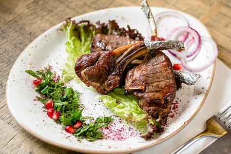 Шашлык из бараньей корейки