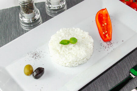 Рис на пару