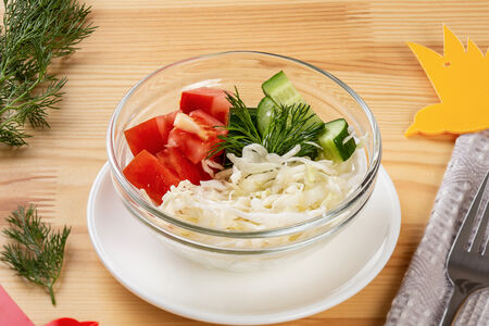 Салат с грядки