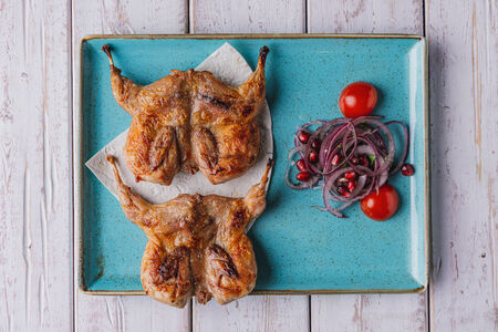 Перепелка на мангале