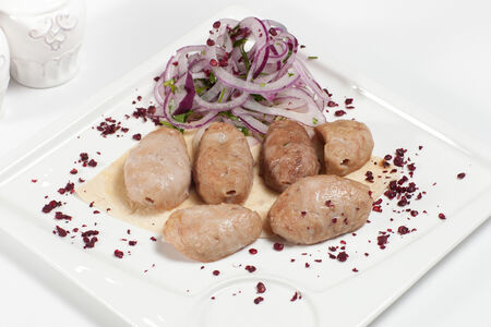 Шашлык бараньих семенников