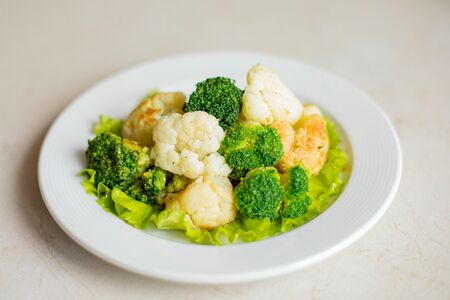 Цветная капуста с брокколи