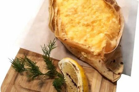 Судак в лодочке из лаваша