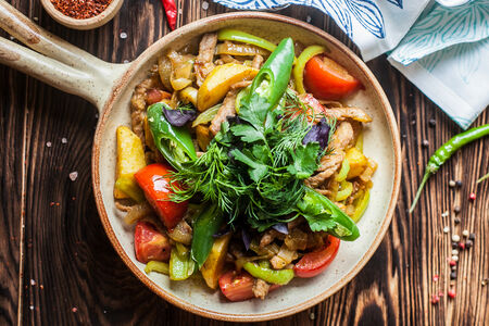 Говурма из телятины с овощами