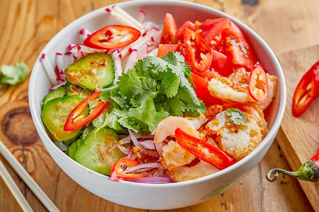 Поке с креветками