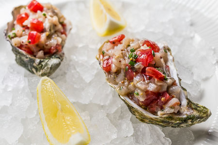 Тартар из устриц