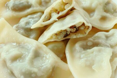 Вареники с картофелем и грибами (шоковая заморозка)