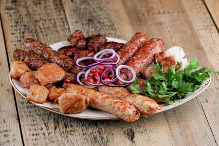 Мясное ассорти на гриле