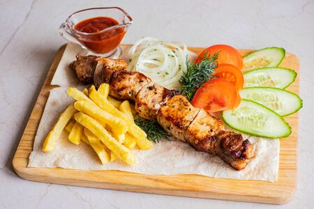 Шашлык из шеи