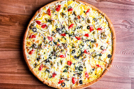 Пицца с морепродуктами