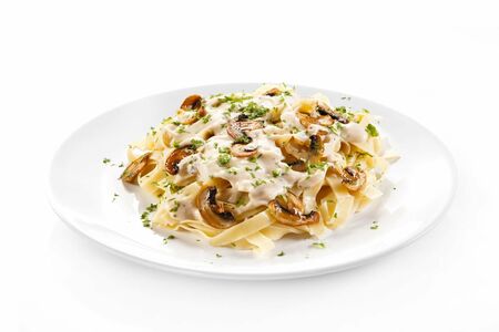 Спагетти с грибами