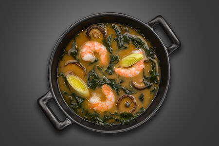 Суп Мисо с креветкой