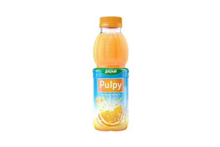 Сок Pulpy в бутылке