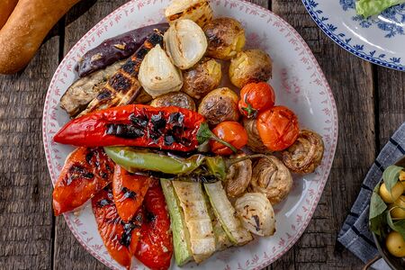 Болгарский перец гриль