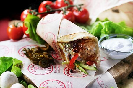 Острая шаверма в пите