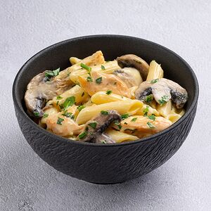 Паста Сливочная с курицей и грибами