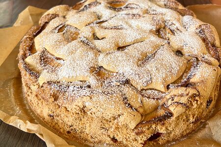 Пирог Шарлотка с яблоками