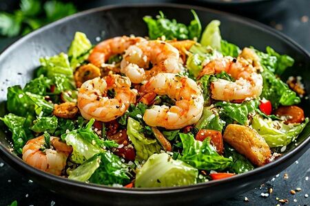 Цезарь с креветками