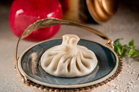 Хинкали с шампиньонами