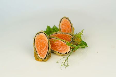 Тёплые сашими лосось