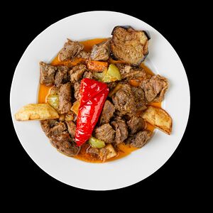 Баранина с овощами