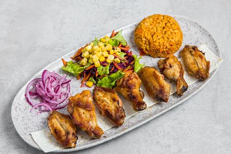 Шашлык из куриных крылышек