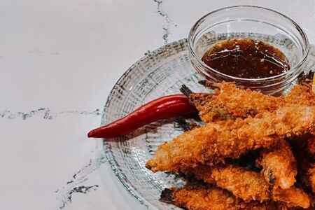 Мойва фри с острым соусом