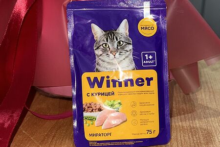 Жидкий корм Winner с курицей 