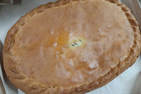 Пирог с мясом и картошкой