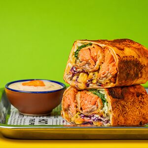 С лососем и гуакамоле 