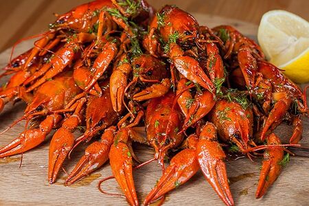 Рак вареный крупный