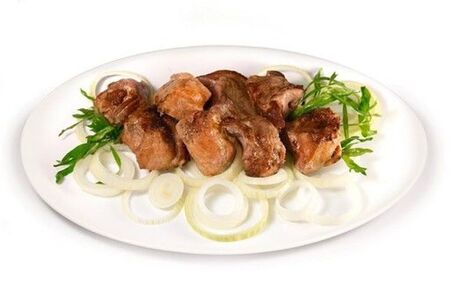Шашлык из бараньей мякоти