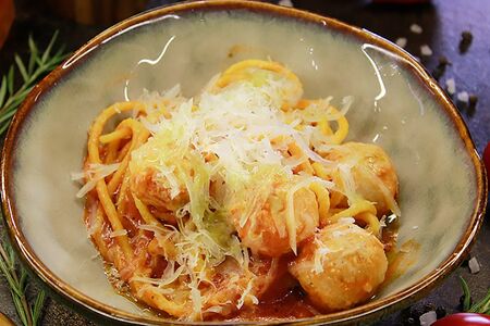 Спагетти с польпетте