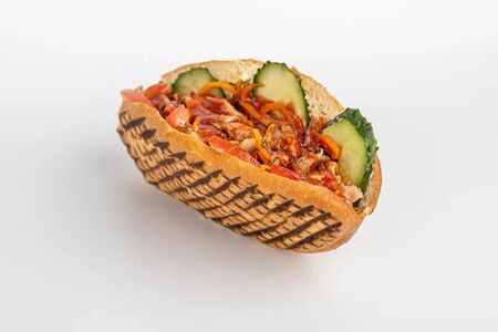 Булка с курицей