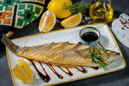 Шашлык из сибаса