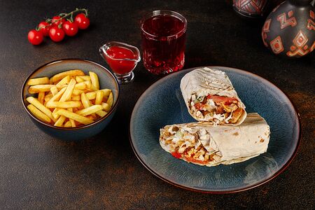 Комбо с шаурмой