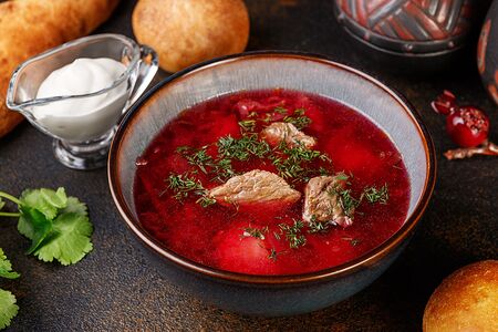 Борщ, большая порция