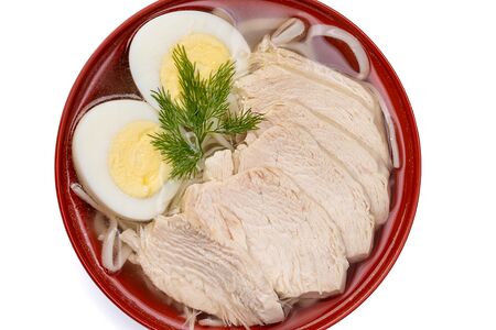 Куриный суп с лапшой