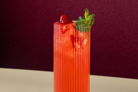 Лимонад клубника-базилик