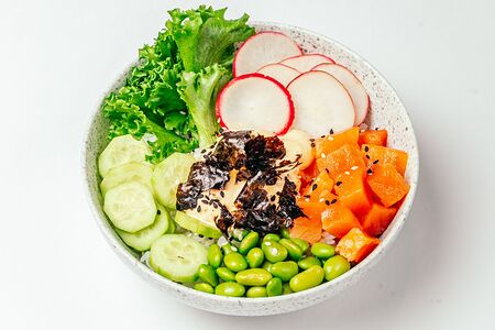 Боул с лососем