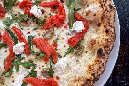 Пицца Лосось и сыр